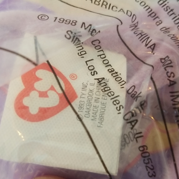 Vintage NEW McDonald's TY Teenie Beanie Baby 1999 - Picture 9 of 13